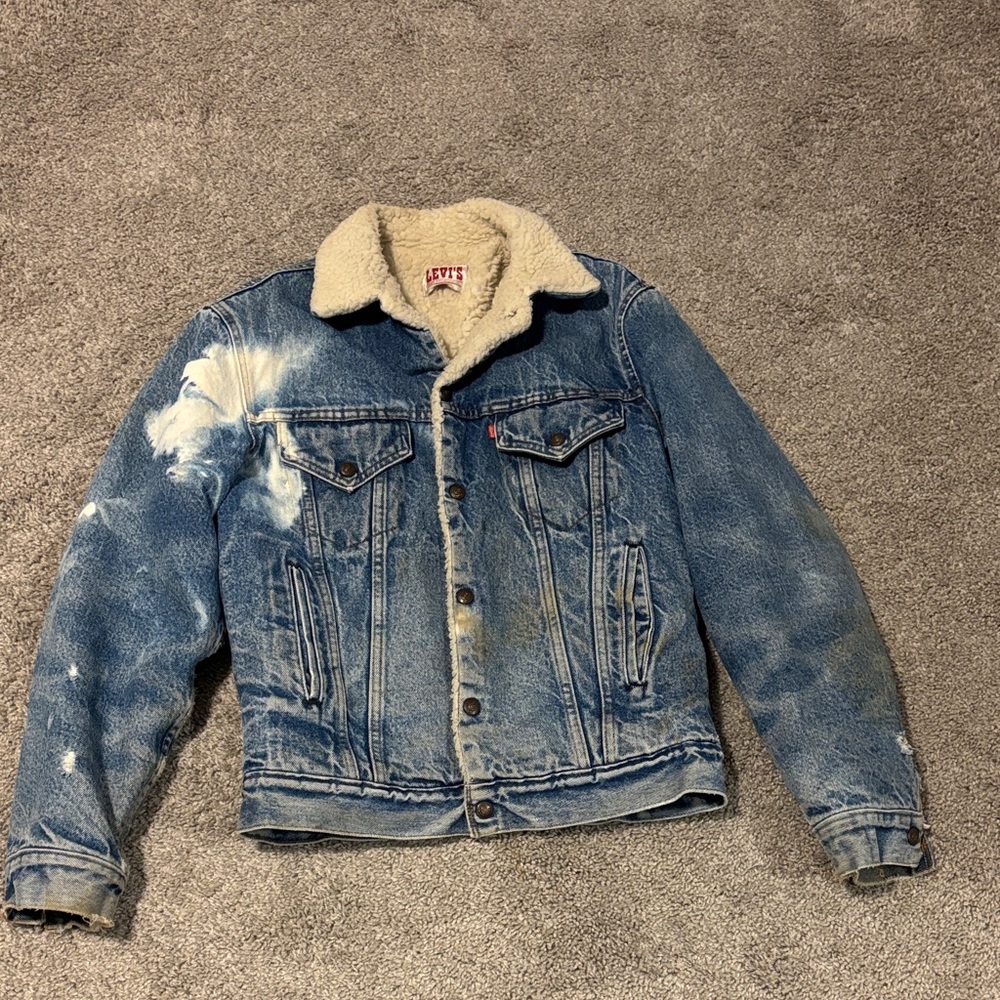 Vintage Levi’s Denim Sherpa Jean Jacket